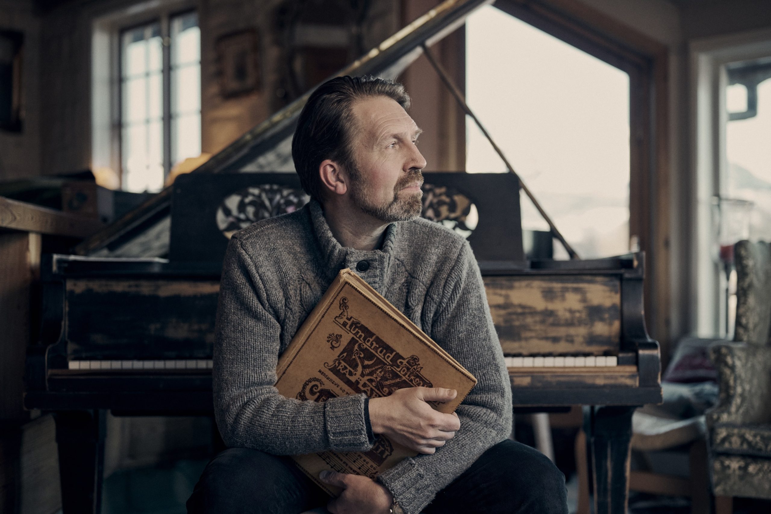 Leif Ove Andsnes på Tveitt gården